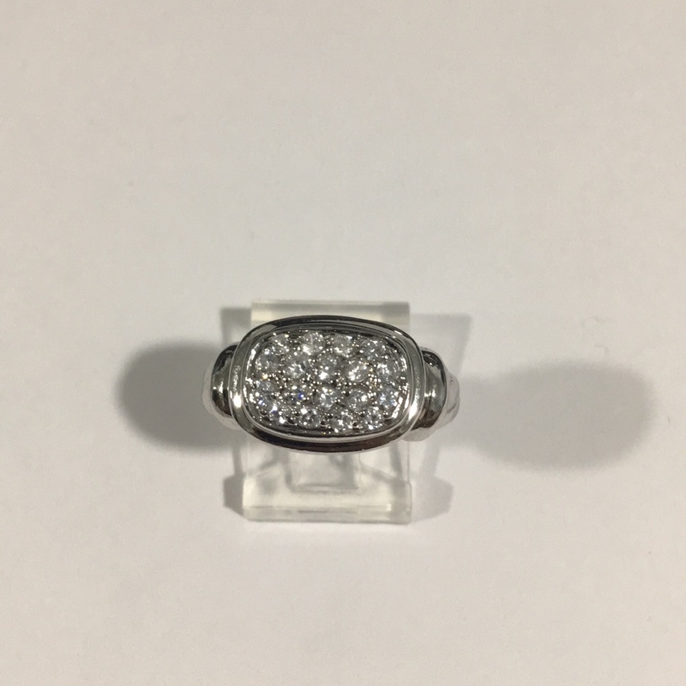 Sterling Silver 925 Ring With cz Stones 💎